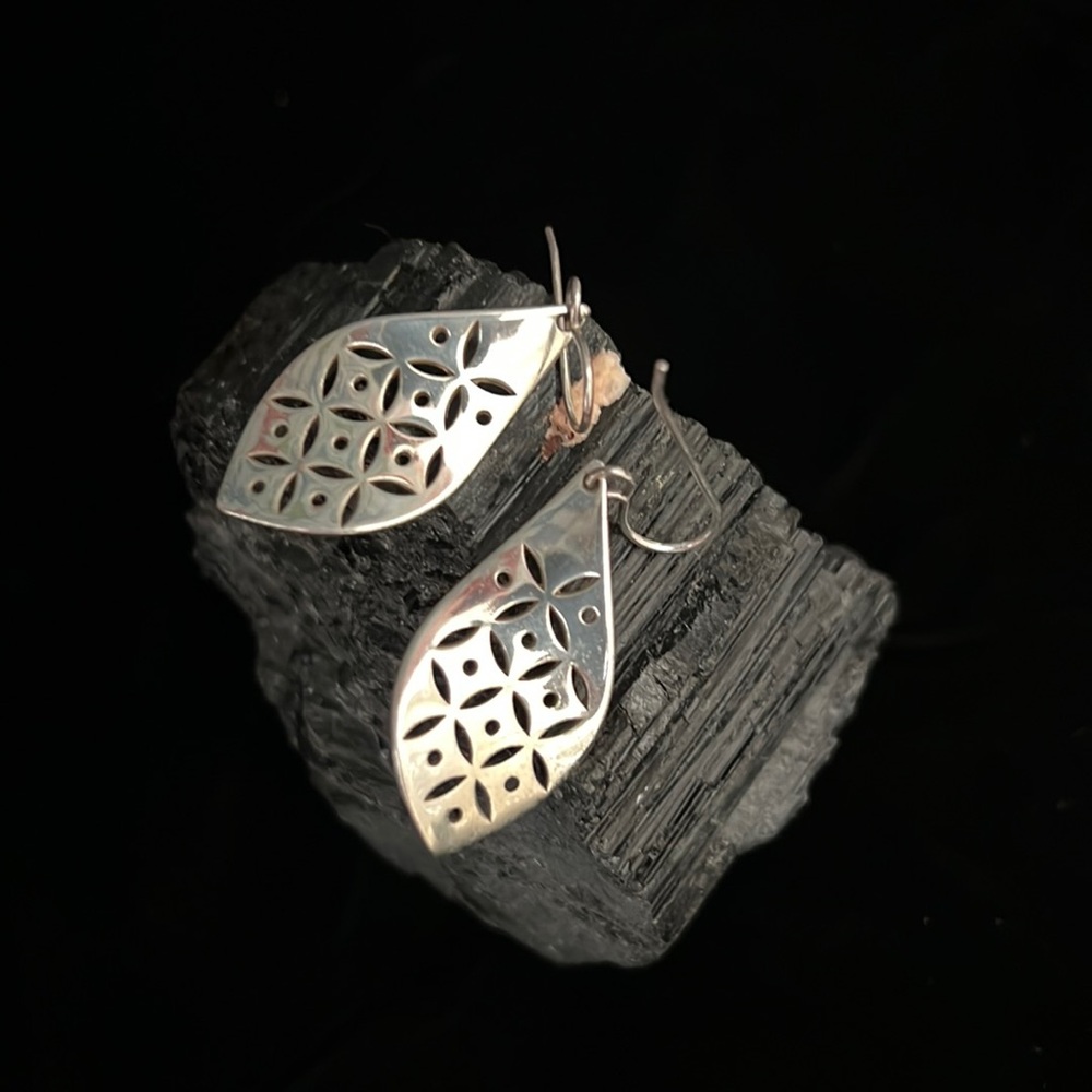 Beautiful BRIGHTON Silver Twisted  Earrings